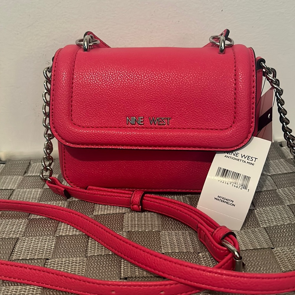 Nine West Mini Crossbody Hot Pink